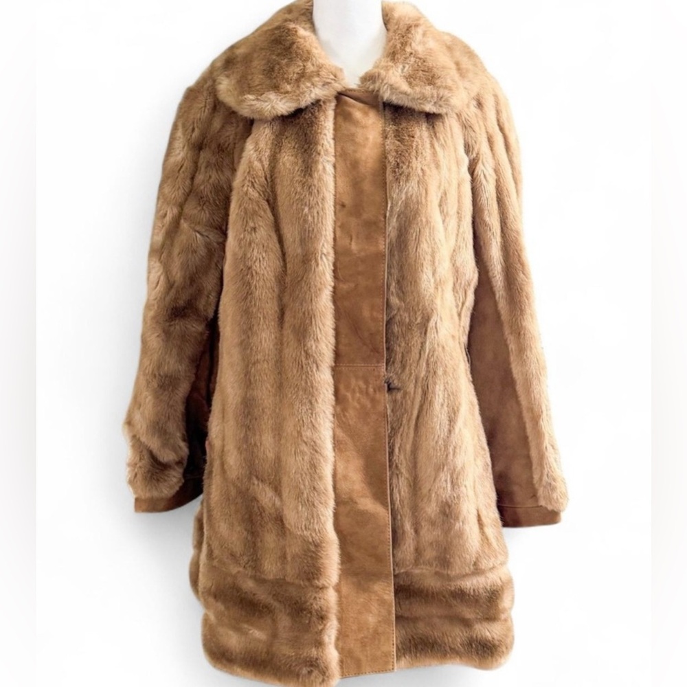 Tan Faux Fur Coat